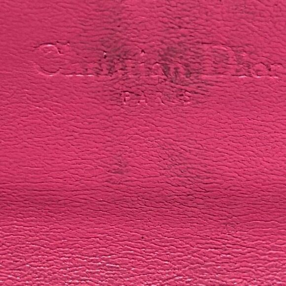 Dior Women's Ultimate Continental Long Wallet Red Patent Logo Embossed Trendy - Picture 12 of 15